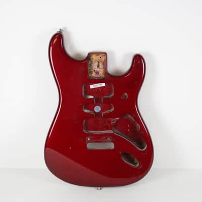 2000 Fender Big Apple Stratocaster BODY Candy Apple Red American USA Made Lightweight 4.2 LBS image 1