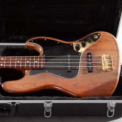 1991 Fender Japan Order Made JB62-65 ’62 Reissue Jazz Bass Walnut MIJ Gold HSC image 1
