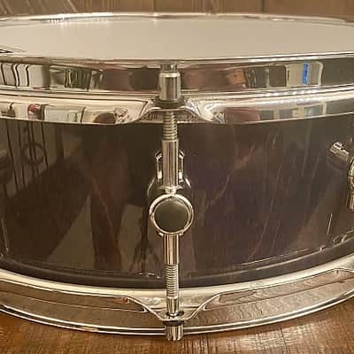 Sonor S-Class 14x5” 9-Ply Maple/Birch German Shell Snare Drum in Black Onyx Vertical Grain Lacquer Finish image 4