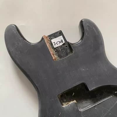Black 4 String Precision P Bass Style Basswood Body image 6
