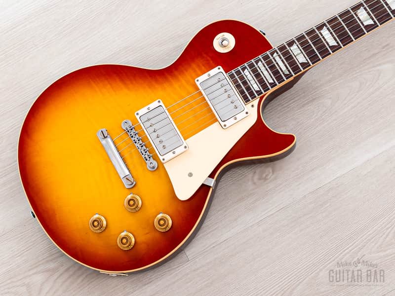 2022 Gibson Custom Shop Historic 1959 Les Paul Standard R9 70th Anniversary Washed Cherry Sunburst Gloss image 1