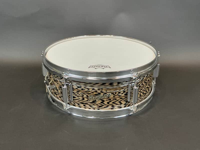1960s Rogers Luxor Black Onyx Snare Drum 5x14 image 1