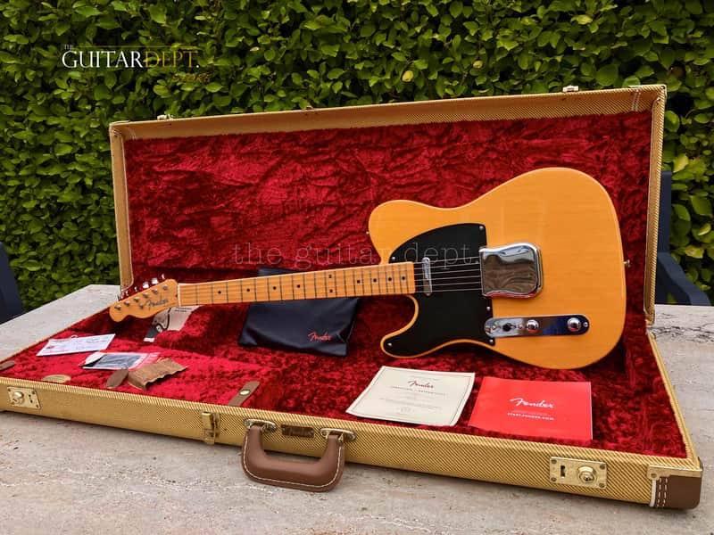 ♚RARE♚CLEAN♚2019 FENDER American '50's Original TELECASTER♚LEFT HANDED♚7.3 LBS !♚ FAT NECK LEFTY ! image 1