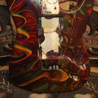 Hand Painted Stratocaster Style Body New Unscathed image 1