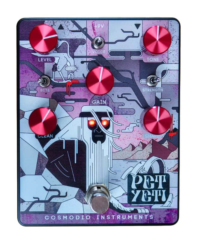 Cosmodio instruments Pet Yeti analog Fuzz/Distorton - Dark Doomy Deathscape image 1