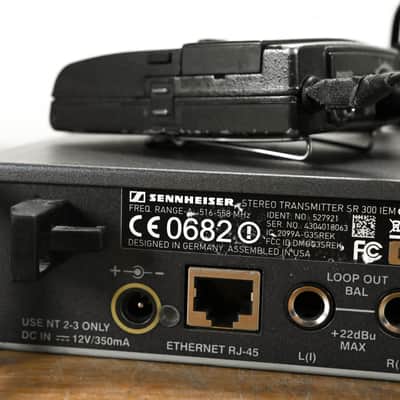 Sennheiser ew 300 IEM G3 Wireless In-Ear Monitoring System - 516-558 MHz CG012K3 image 7