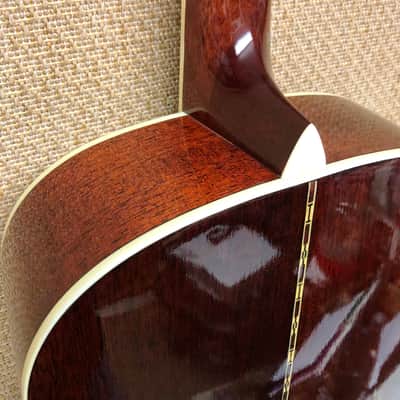 Dean Studio S Deluxe VS (Vintage Sunburst) Acoustic Guitar, Solid Spruce Top, Mahogany, Bag image 12