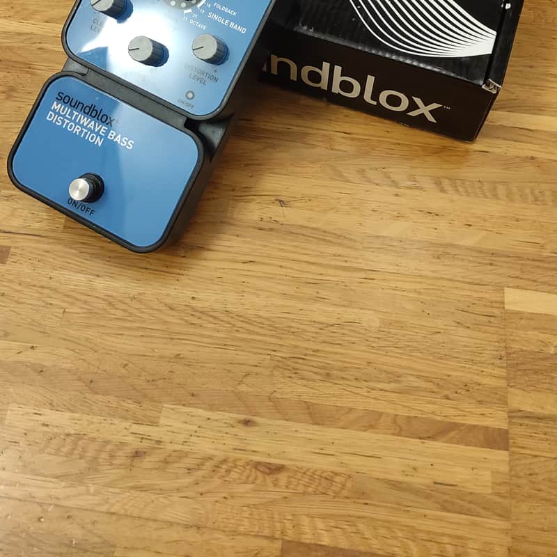 2010s Source Audio Soundblox Bass Multiwave Distortion Blue