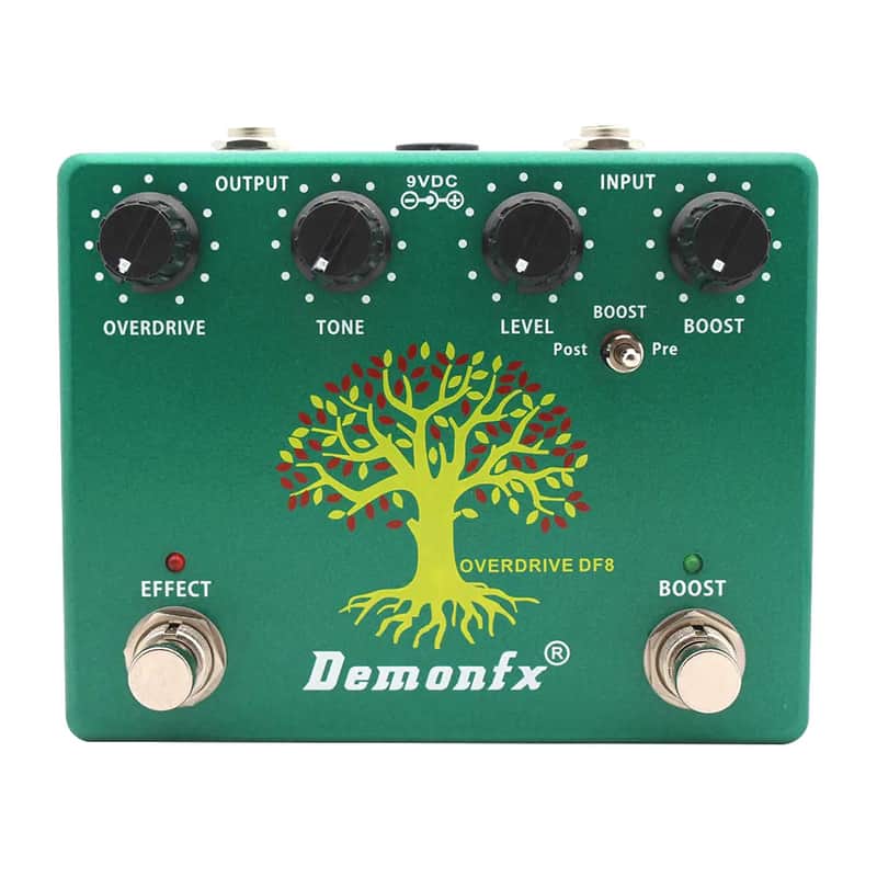 Demonfx DF8 Overdrive Guitar Effect Pedal Overdrive Boost Tube Scream Overdrive image 1