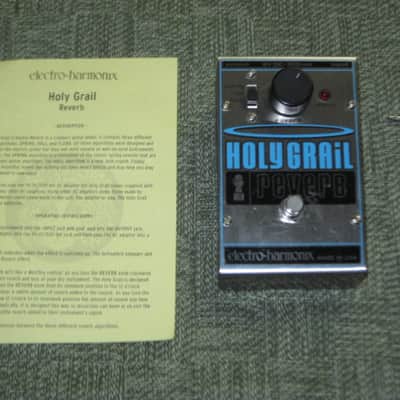 lightly used Electro Harmonix Holy Grail Reverb V1 classic casing + Truetone C35 1/8" converter & a copy of the paperwork (NO box) image 1