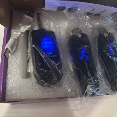 K-006 UHF Wireless TX/RX Set - Black (2) Transmitters, (1) Receiver BRAND NEW! image 2