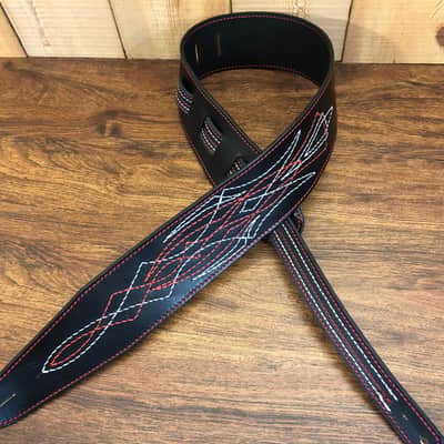 Gecko Leather Works Handmade Guitar/Bass Strap image 1