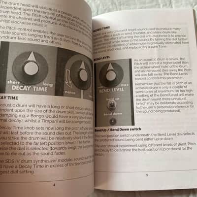 Musicaid Simmons SDS IV Drum Synthesiser manual image 3