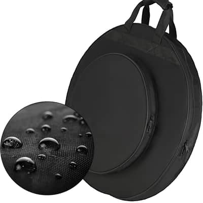 22” Cymbal Bag Padded Cymbal Case Storage with Strap For Cymbal Protection image 3