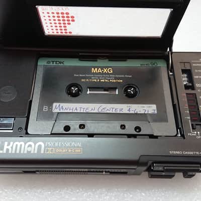 Sony WM-D6C Walkman Professional / Stereo Cassette-Corder - Perfect with the following original accessories: dedicated Sony ECM-909A Stereo Microphone & Electret Microphone Lavaliere - Perfect image 16