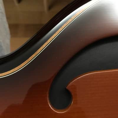 (On hold) Mario Beauregard MB Archtop hand carved Hollow body thinline with Lollar Imperial Humbucker Sakashta image 18
