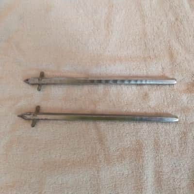 Rogers (2) Rogers bass drum legs spurs, holiday Cleveland era very clean image 5