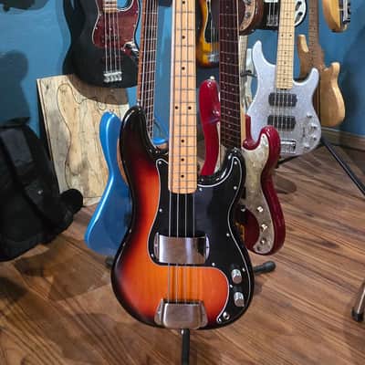 1978 Fender P Neck with 2019 American Standard body- Sunburst image 2