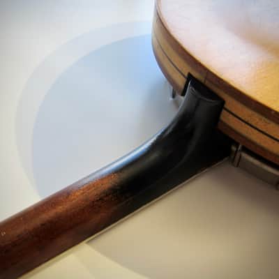 Gibson Tenor Banjo Model TB-1 Four String with Resonator Circa-1925-Dark Sunburst image 10