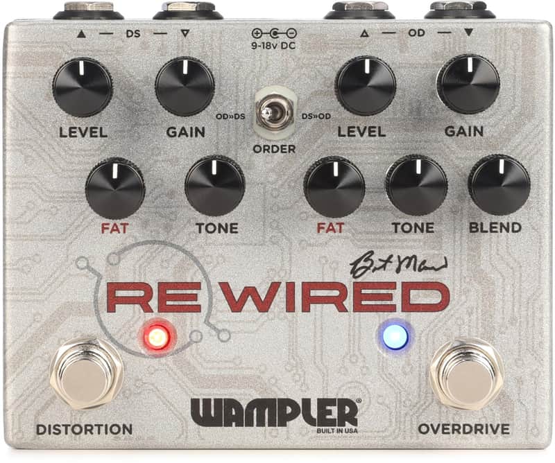 Wampler ReWired Brent Mason Signature Overdrive and Distortion Pedal image 1