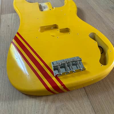 Fender (MJT) Precision Bass Body (2025) - Vintage Aged Competition Orange image 20
