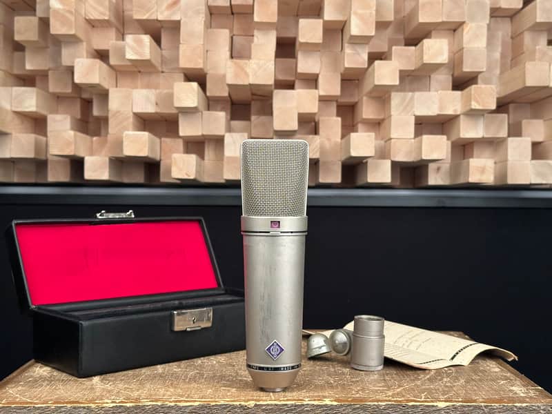 Vintage Neumann U 87 Condenser Microphone. All Original 1975. U87. SN 24582 image 1