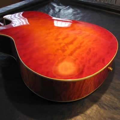 2005 Ibanez AEF 100 Acoustic Electric Guitar Antique Cherry Burst image 8