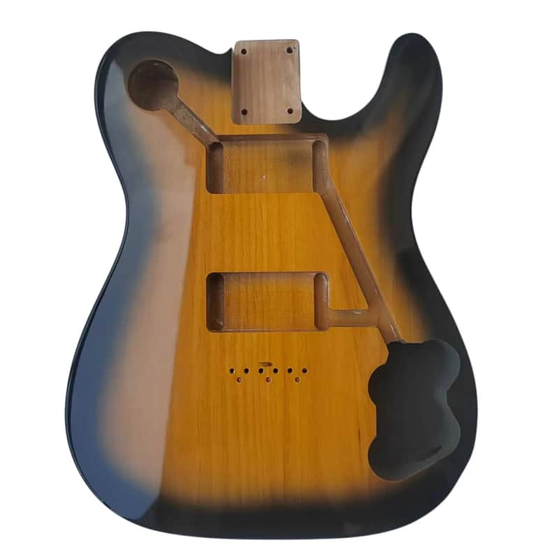 Tobacco Burst Alder Telecaster Tele Style Guitar Body image 1