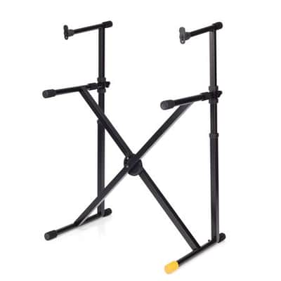Hercules KS210B EZ-Lok Double Tier Keyboard X Stand image 3