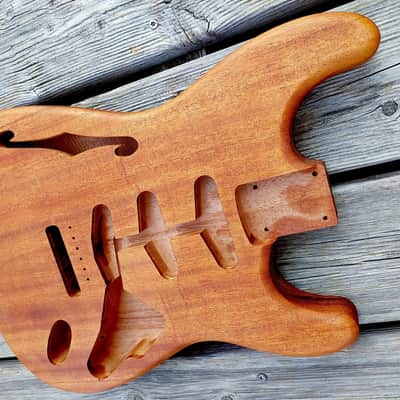 Stratocaster  Thinline body, mahogany image 2