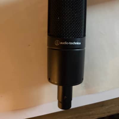 Audio-Technica AT2020 Large Diaphragm Cardioid Condenser Microphone 2010s - Black image 1