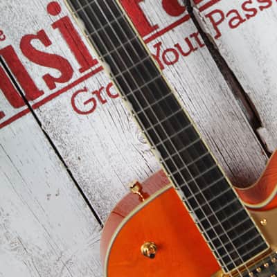Gretsch Synchromatic Nashville Hollow Body Electric Guitar 50's Orange with Case image 13