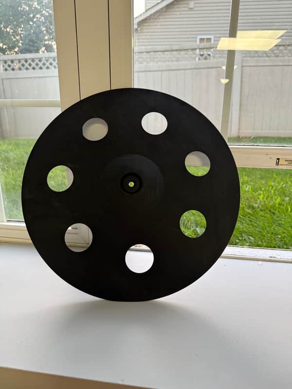 ATV 17” Electronic Ozone Crash Cymbal – Black – Excellent Condition image 1