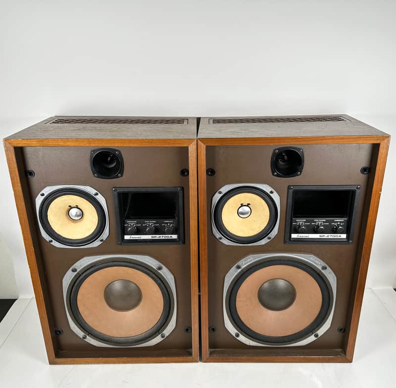 Sansui SP-2700A Vintage Floorstanding Speaker Pair | Reverb