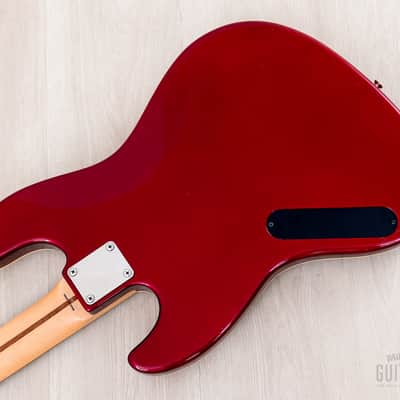 2011 Fender Aerodyne Jazz Bass AJB-DX Candy Apple Red PJ, Japan MIJ image 15