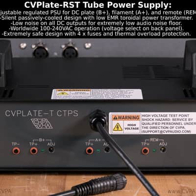 CVPA CVPlate-RST All-Tube Class-A Stereo Plate Reverb - Remote - Stereo Drive - PREORDER image 14