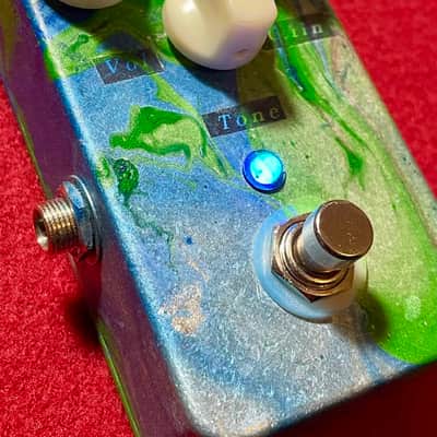 PLEXI SUPERLEAD OVERDRIVE PEDAL with TRUE BYPASS & SUPER BLUE LED by STEVE MCKINLEY ELECTRONICS CUSTOM SHOP *RARE* image 11