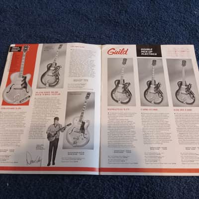 Vintage 1964 Guild Guitar & Amplifier Catalog! Rare, Original Case Candy, Paperwork! image 3