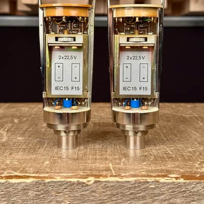 Vintage Neumann U87 Condenser Microphone Sequential SN Stereo Pair. 1983. Swivel Mounts. All Original! image 12