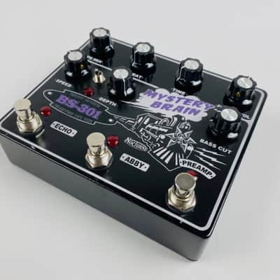 Nocturne BS-301 Mystery Brain Echo and Boost Pedal Black Violet image 3