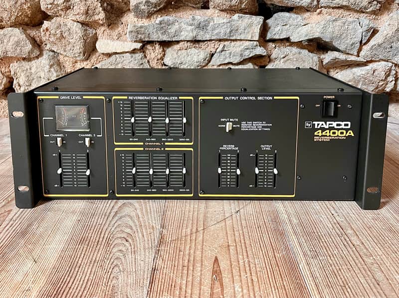 fully serviced Tapco 4400A Reverberation System - dual spring reverb with EQ / 4400 image 1