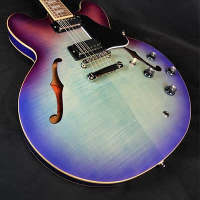 Epiphone ES-335 Figured, Blueberry Burst, Inspired By Gibson image 6