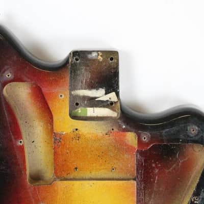 1959 Vintage Fender Jazzmaster BODY ~Lightweight 3.9lbs~ Pre-CBS Sunburst Refin 1950s USA image 2