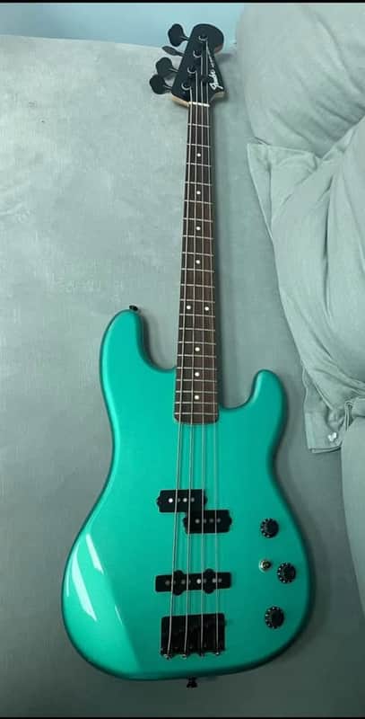 Fender Boxer Series Precision Bass MIJ Sherwood Green image 1