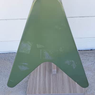 GIBSON 2021 FLYING V TRIBUTE ELECTRIC GUITAR - OLIVE DRAB FINISH W/CASE image 6