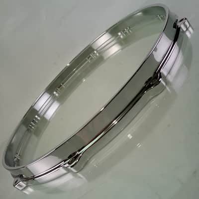 Gretsch 14"Die-Cast 10Lug Snare Drum Batter Rim/Hoop Vintage Chrome#4158 70s SSB image 4