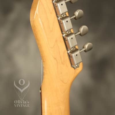 1985 Fender '62 reissue Custom Telecaster Double Bound Candy Apple Red MIJ Japan image 15