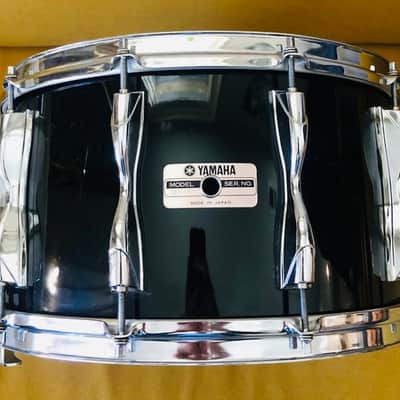 YAMAHA 14x8 Recording Custom Snare Drum SD980RP Piano Black image 1