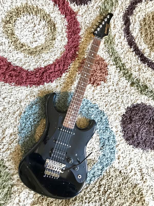 Kramer Focus 3000D 1984 Black MIJ RARE stock DiMarzio humbucker image 1
