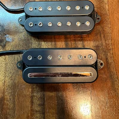 DiMarzio DP707BK/DP708BK Liquifire/Crunch Lab 7-String Humbucker Set 2010s - Black image 1